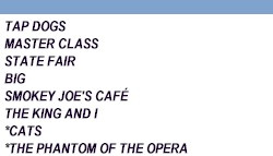 Broadway in Orlando 1997 - 1998 Season at the Bob Carr from AboutOrlando.com