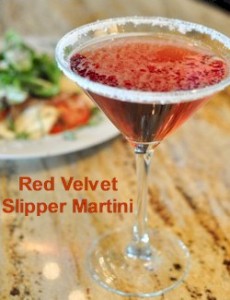 Red Velvet Slipper Martini