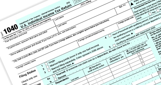 1040 Tax Return image for 2015